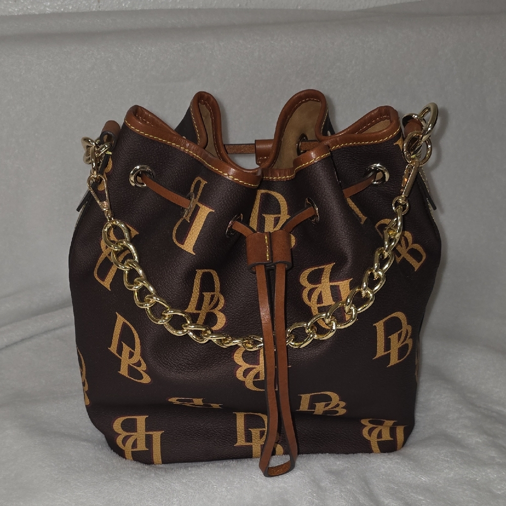 Dooney & Bourke Brown Bucket Bag